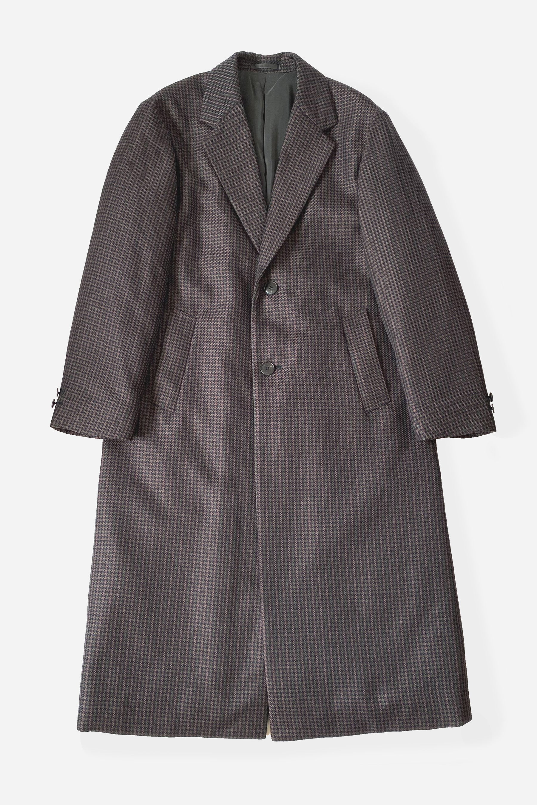 チェックチェスターコート-Unisex