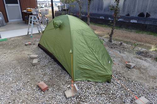 山岳用テント「エアライズ1」 の設営と各部の詳細チェック | からあげ