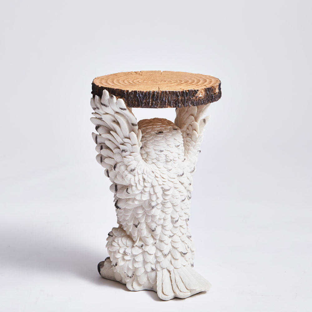 廃番】アニマルサイドテーブル オウル - サイドテーブルの通販