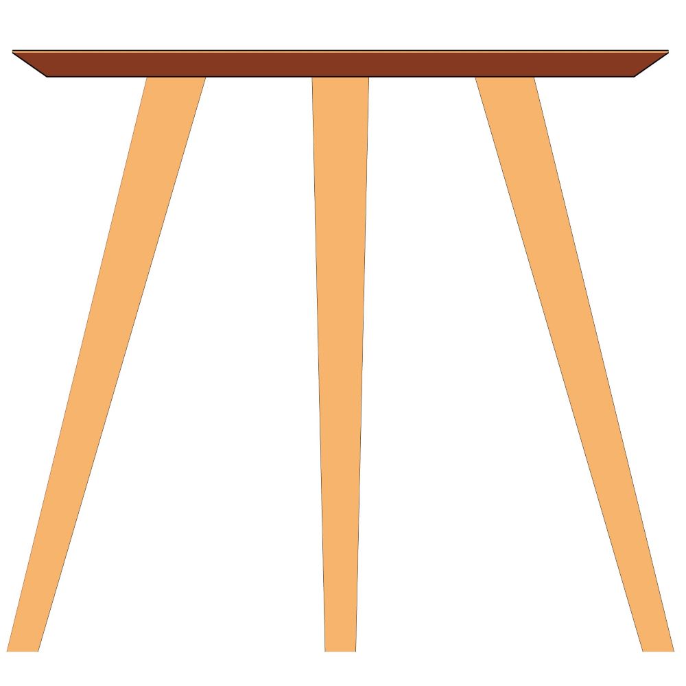 SELECTION サイドテーブル JYT49K(ウォールナット+オーク) – 柏木工