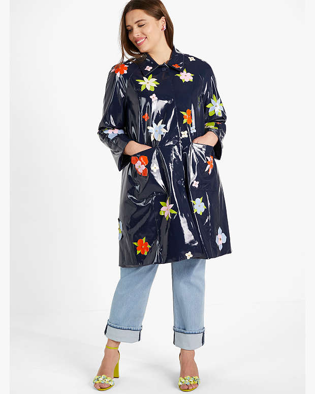 フローラル エンベリッシュ コート | ウェア | ケイト・スペード