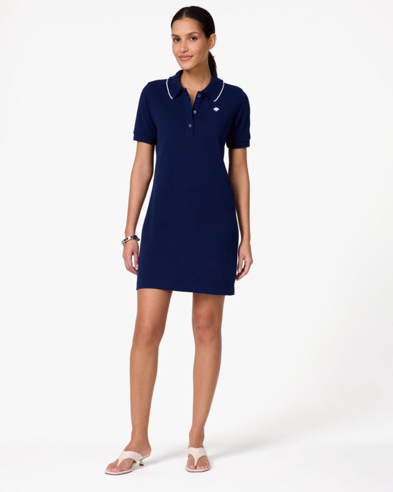 Ruffle Logo Polo Dress | Kate Spade Outlet
