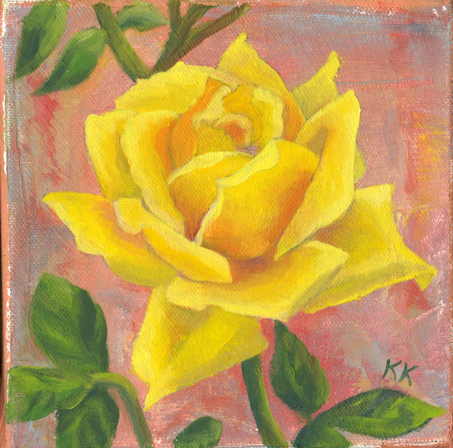 Yellow Rose - Kathie Kemp Studio