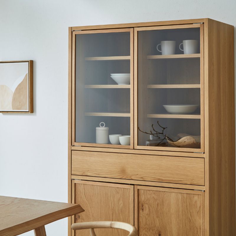 GENE】キャビネット｜開き戸 キッチンボード 食器棚 – 河口家具製作所