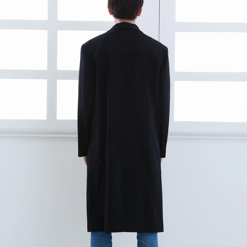 カシミヤ100 スタンドカラーチェスターコート カシミヤコート メンズ