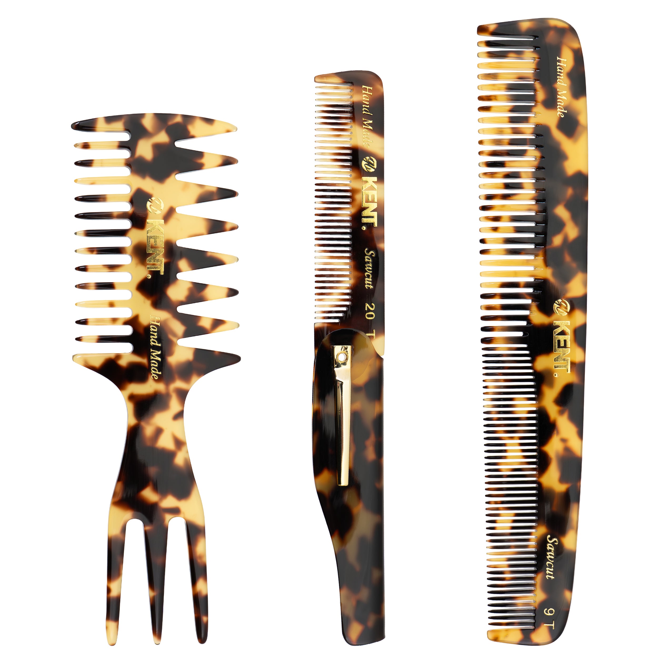 ハンドメイドコーム 3本セット CMSET-9TLP-20TLP-57TLP《G.B.KENT