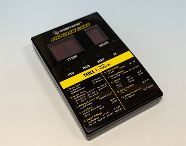 KK HOBBY 】 HOBBYWING LEDプログラムボックス ラジコン飛行機 アンプ