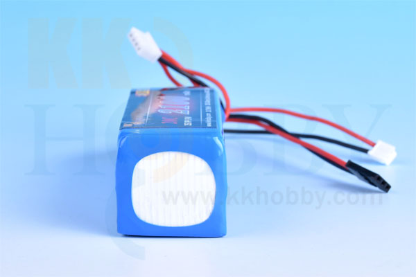 KK HOBBY】 バランス充電端子付 【四角型】プロポ用LiFeバッテリー