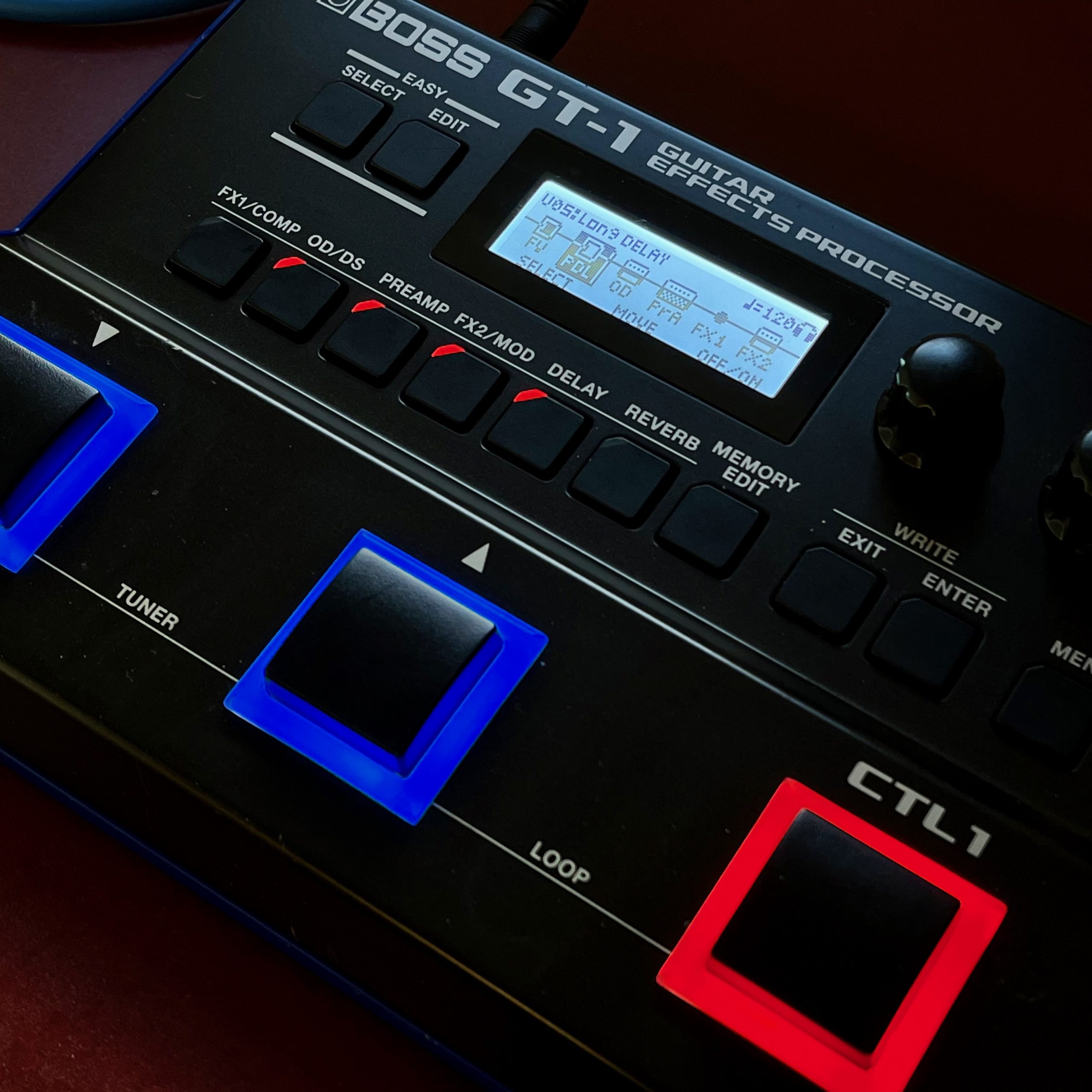 BOSS GT-1でゼロから音作りする基本を簡単に解説 | ギターと生活ブログ