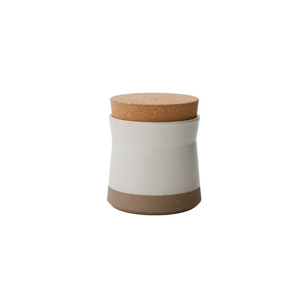 CLK-211 Canister 400ml | Handmade Stoneware Storage Jar by KINTO