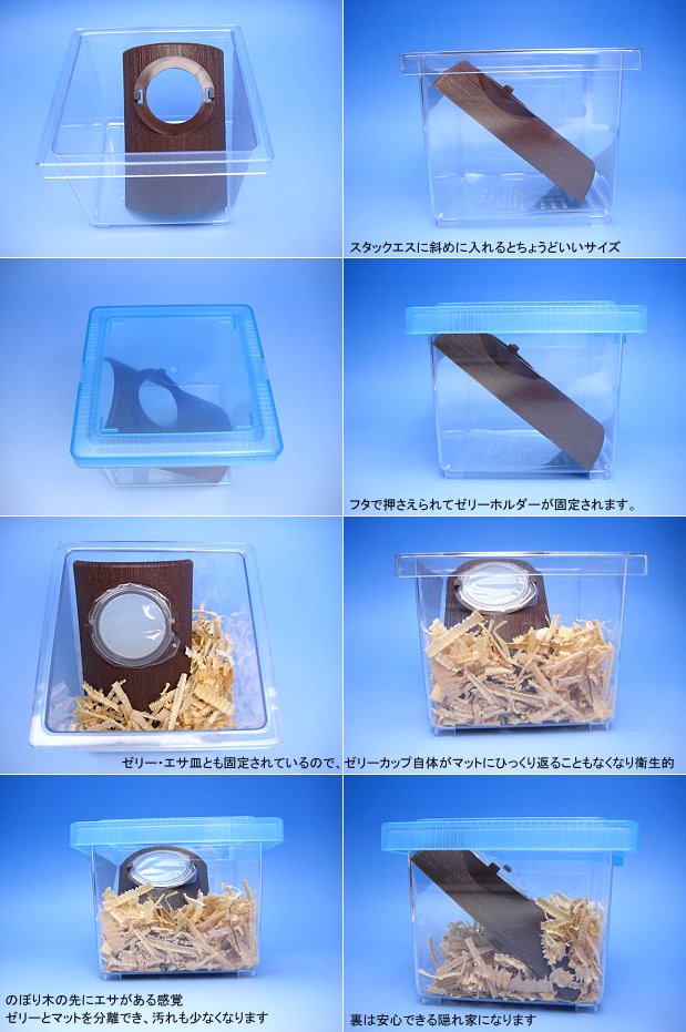 コバエ防止の高機能飼育ケース「スタック」販売