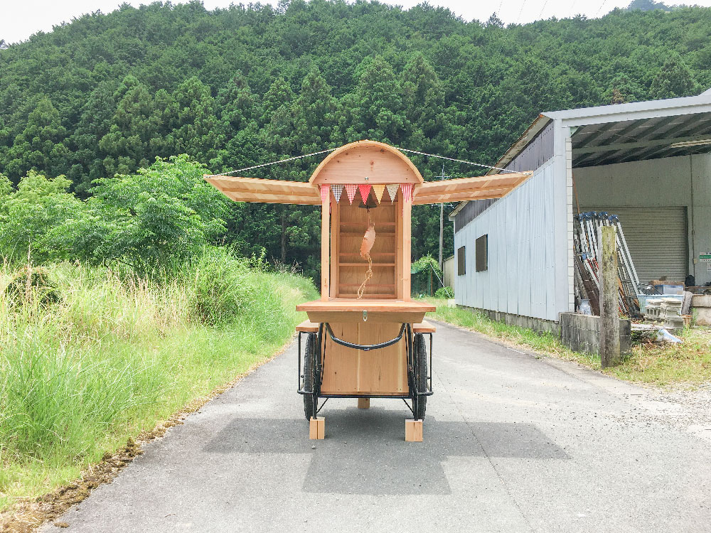 リヤカー屋台 イッチョ！号 | -リヤカー屋台、木工品製作-