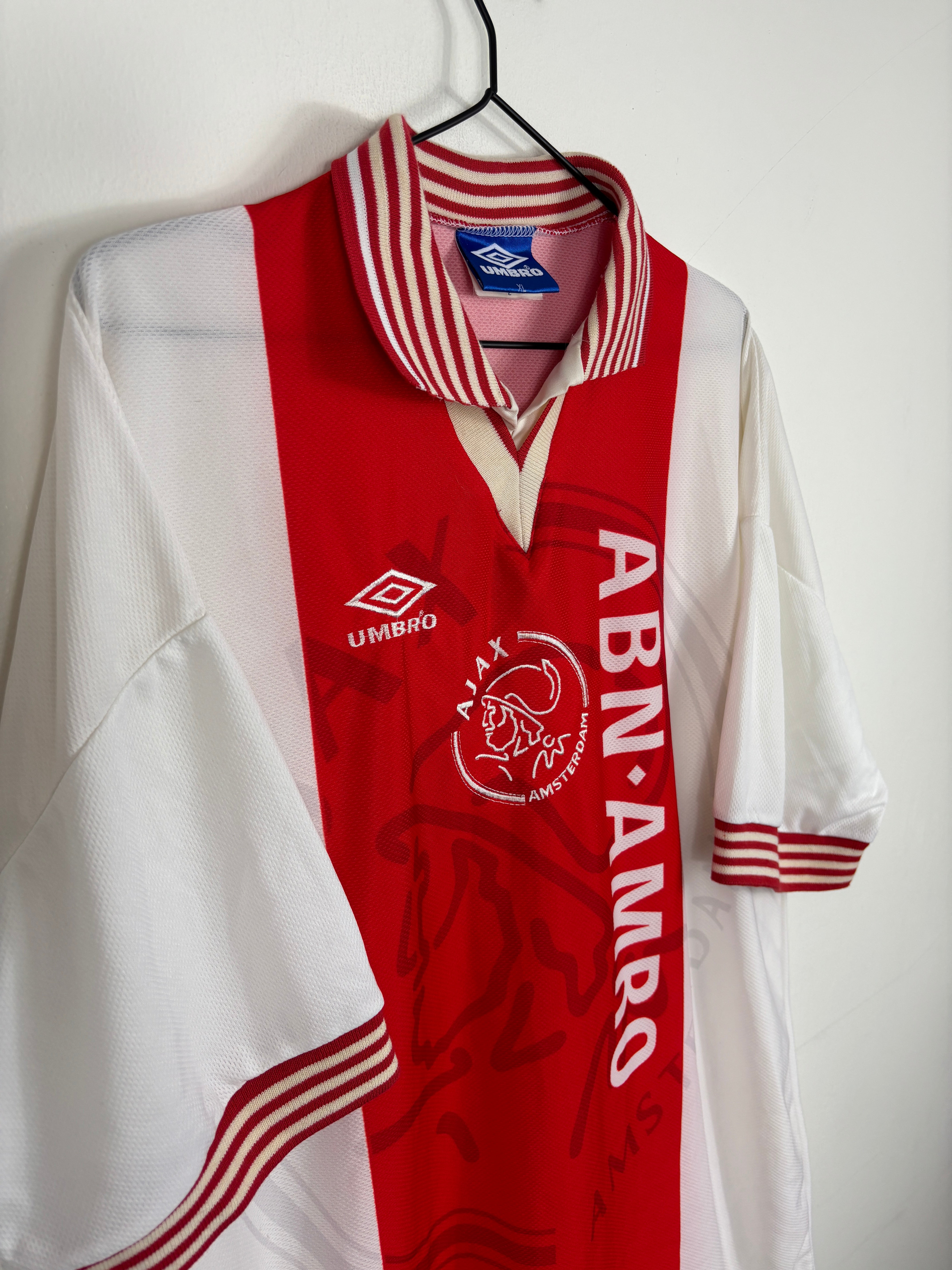 AJAX 1995/96 HOME SHIRT (XL) UMBRO – Kick Off Vintage