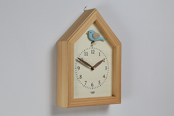 青い鳥の時計 | キコリ 手づくり時計工房【本店】｜壁掛け 贈り物 人気