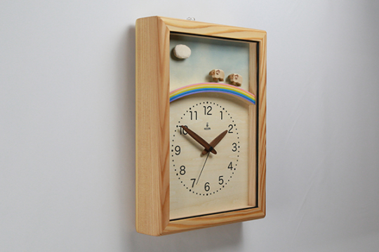 ひつじと雲の電波時計／商品一覧 | キコリ 手づくり時計工房【本店