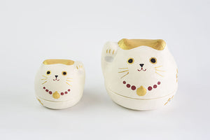 石川紙業株式会社｜和紙貼り陶器 美濃まねき 三毛猫 まる – きるるはらら
