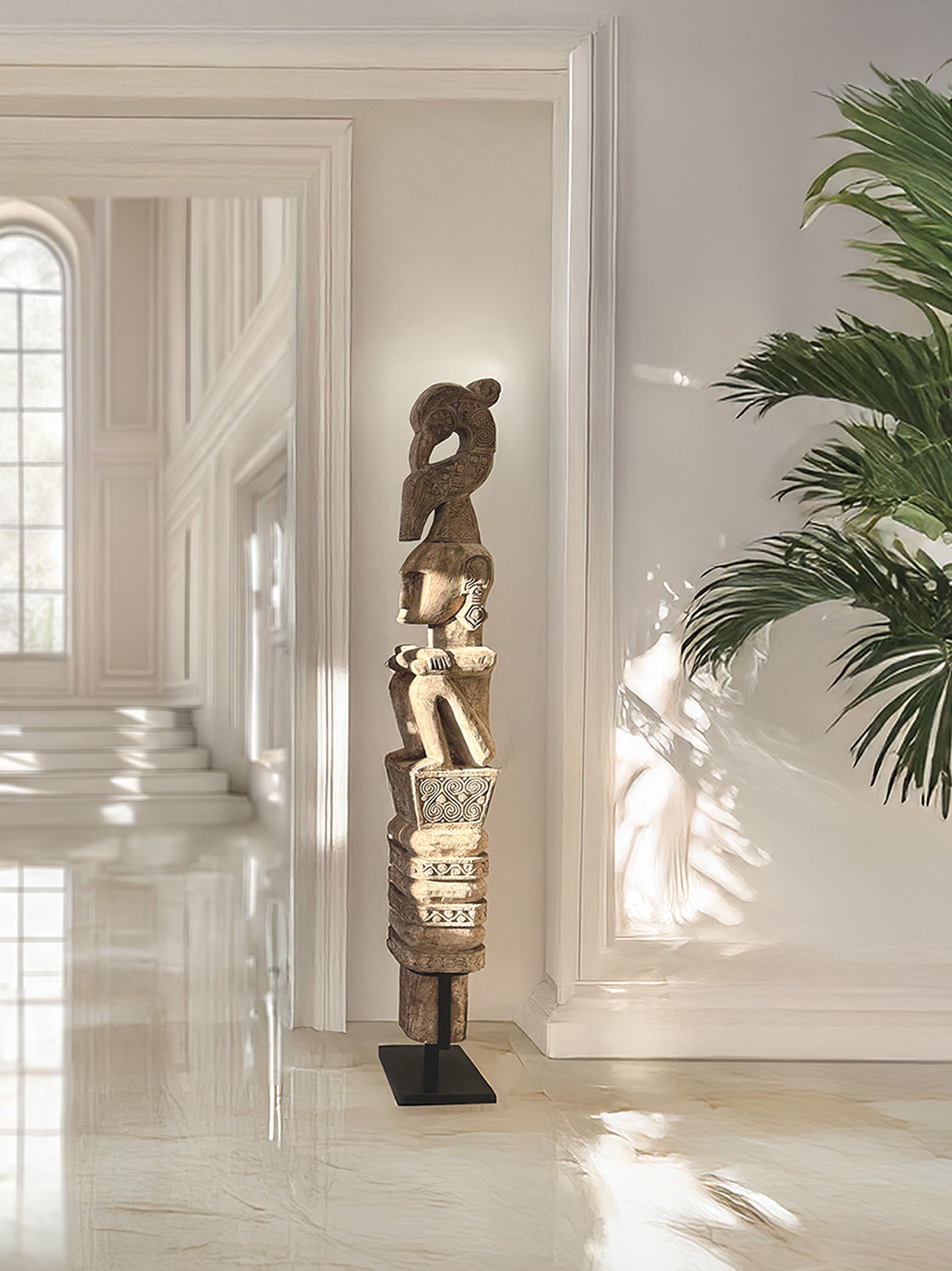 The King and Queen of Leti Wooden Totems from Sumba – Unique