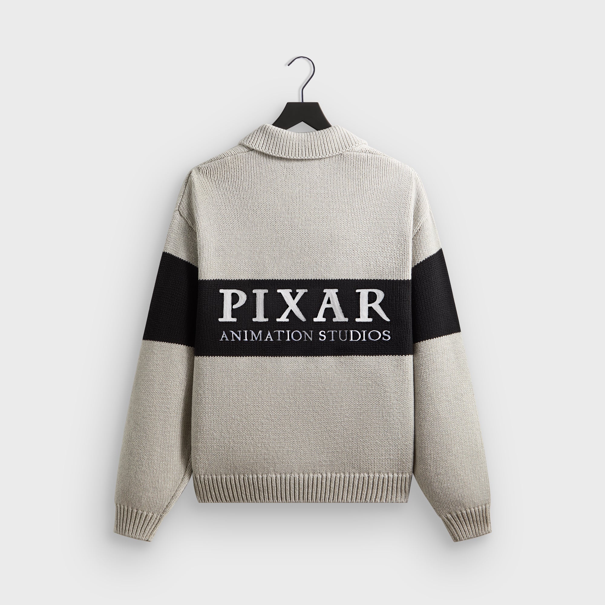 Disney | Kith for Pixar Nelson Rugby Sweater - Light Heather Grey