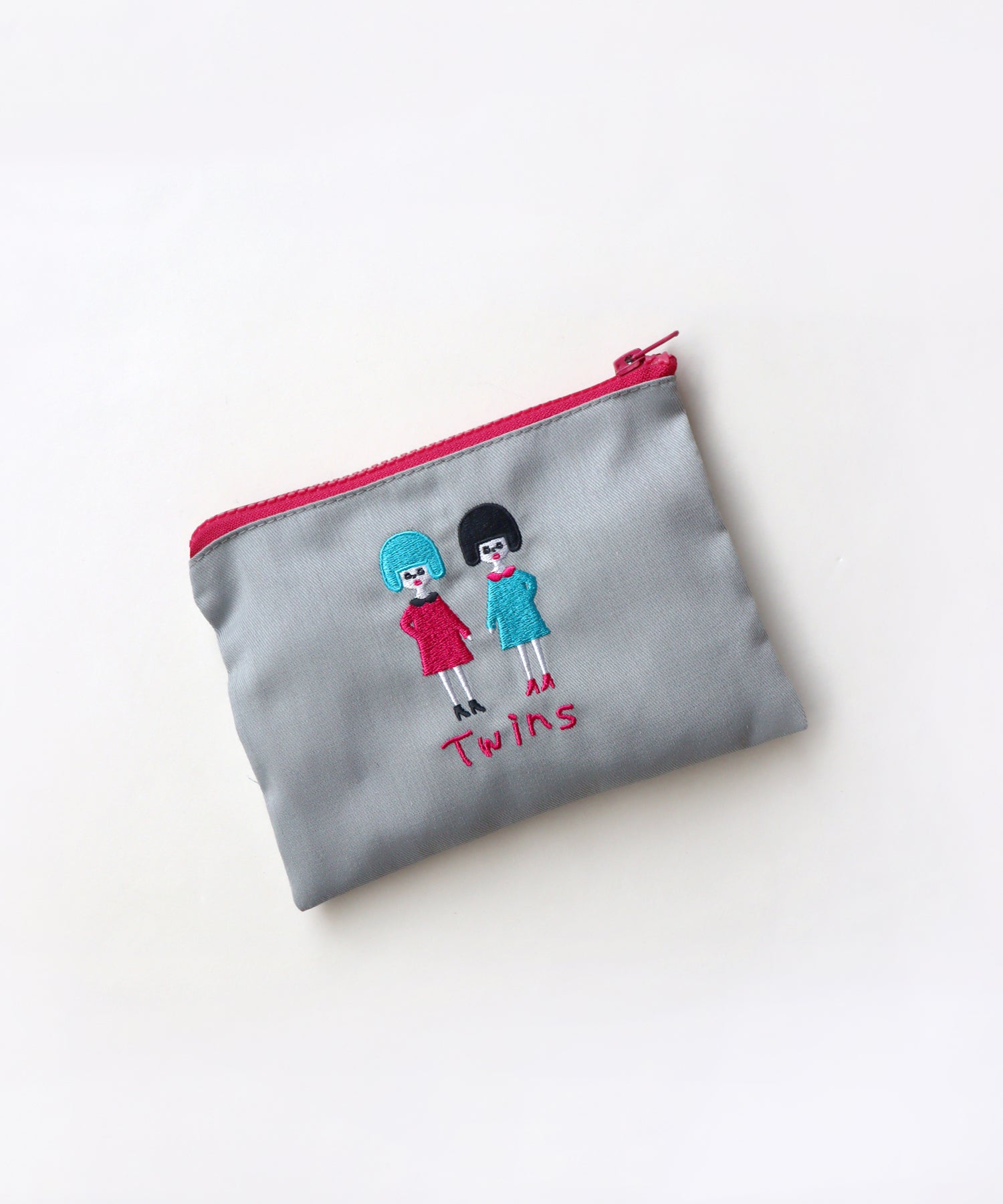 コミカル刺繍 ポーチ – きびす堂