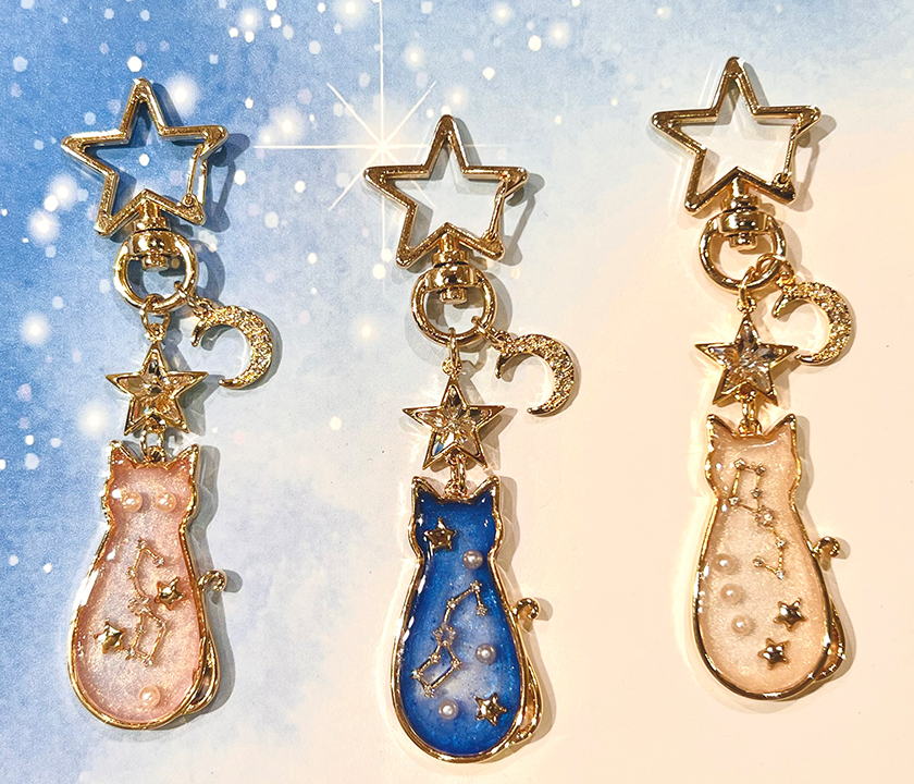 9/14(日) UVレジンで作る星空ネコキーホルダー - 貴和製作所