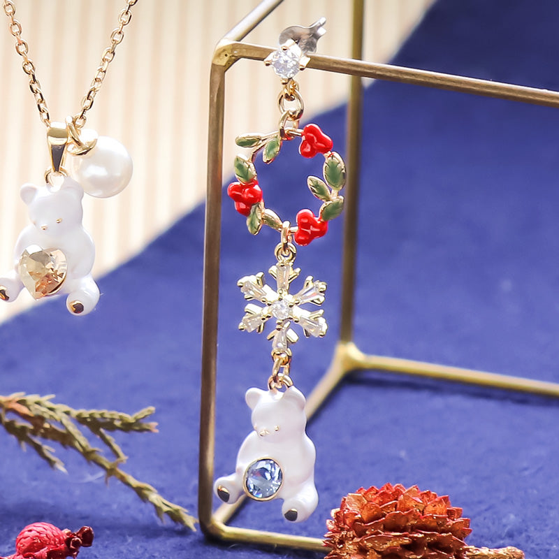 レシピNo.KR1092 テディベアのアクセサリー3種 – 貴和製作所オンライン