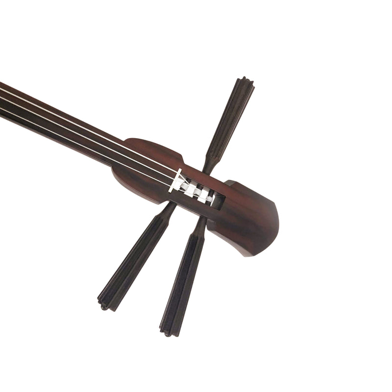 KS-200 与那城型 黒檀(カマゴン) 上等本張り KSレザーカービング 黒木