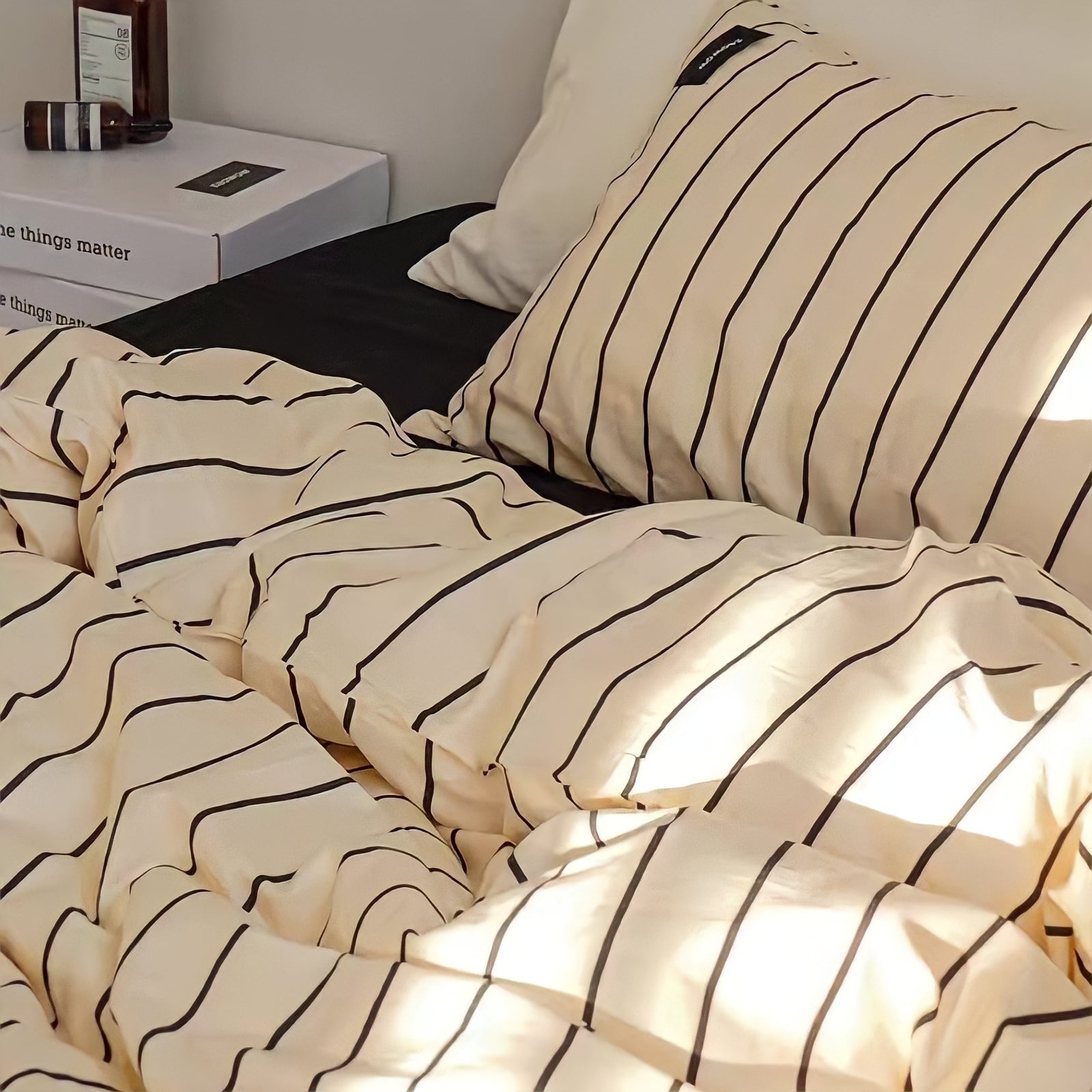 ピュアコットンシンプルストライプ寝具セット – kocol