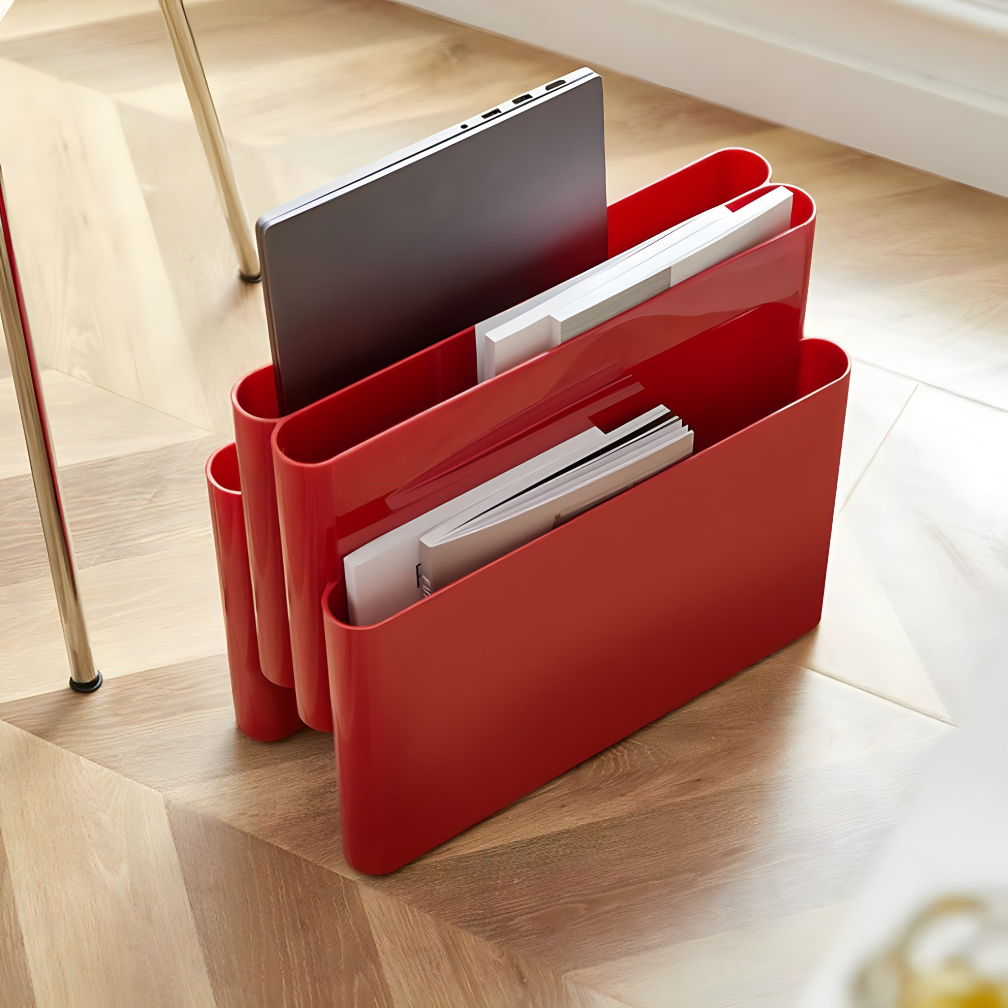 モダンウェーブマガジンラック – kocol