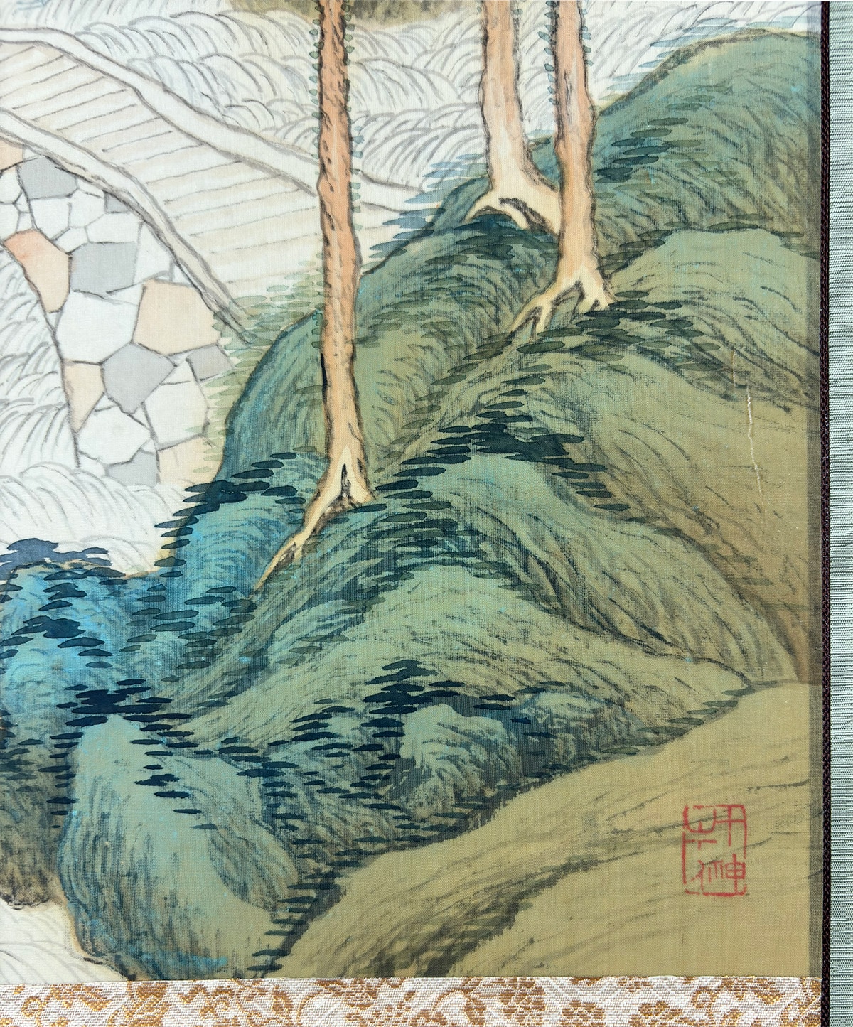 青緑山水｜新・古美術 高美堂（こうびどう）｜掛軸販売・通販・買取