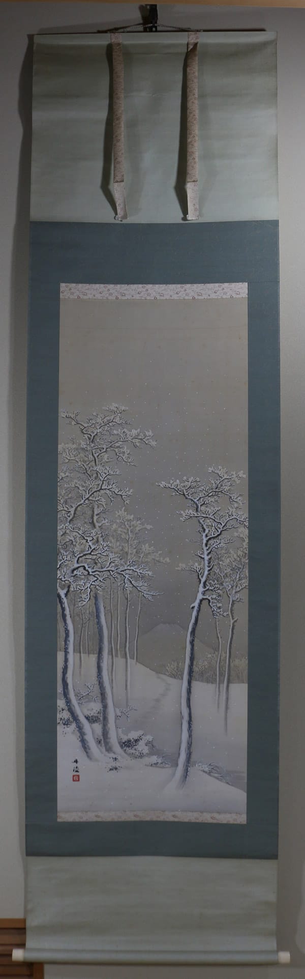 雪中望富岳｜新・古美術 高美堂（こうびどう）｜掛軸販売・通販・買取