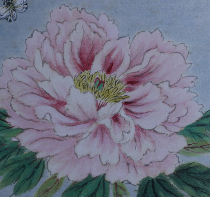 牡丹(色紙)｜新・古美術 高美堂（こうびどう）｜掛軸販売・通販・買取