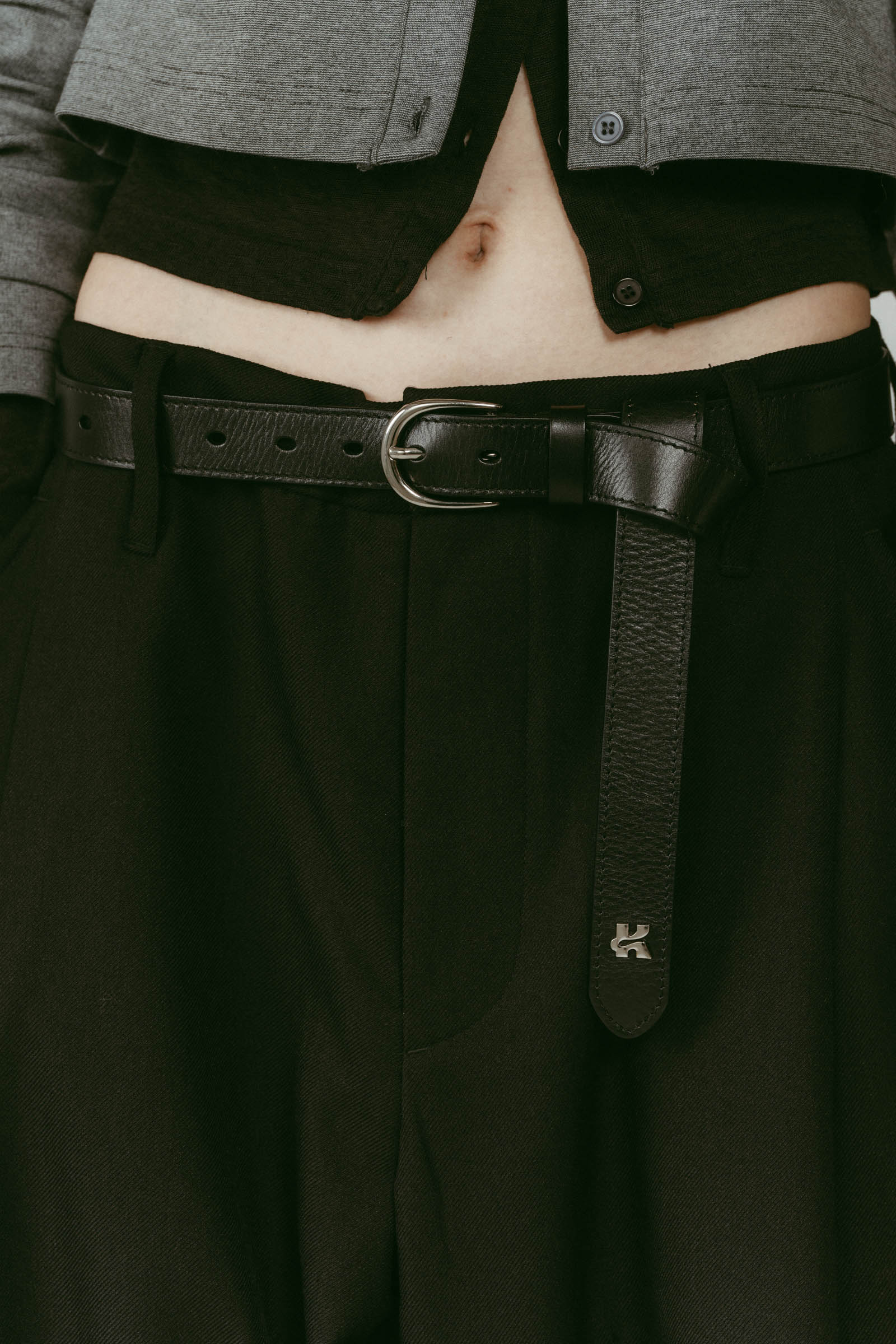 Kmotif leather belt/2color | KNUTH MARF