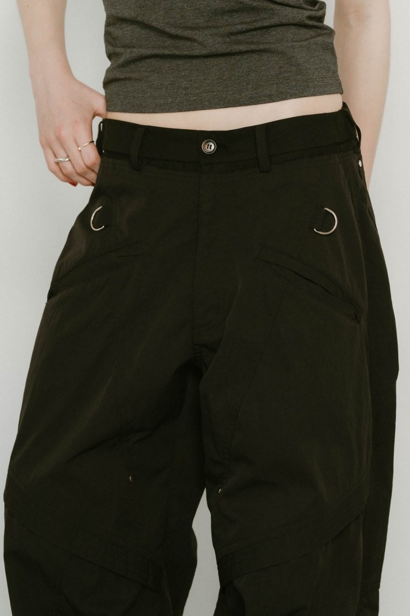 docking nylon pants(unisex)/black | KNUTH MARF