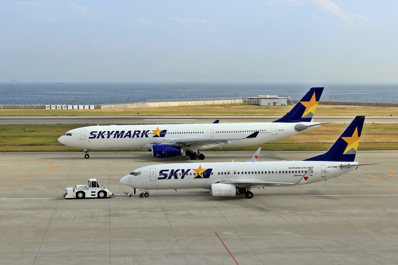 スカイマーク】神戸空港でA330−300をWキャッチ！ | シテイリョウコウ