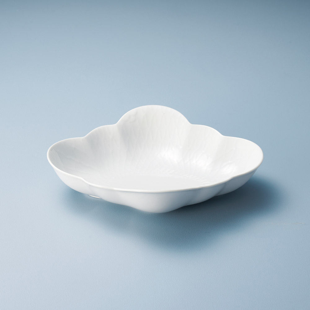 ロイヤル コペンハーゲン ホワイトパルメッテ フラワーボウル26cm