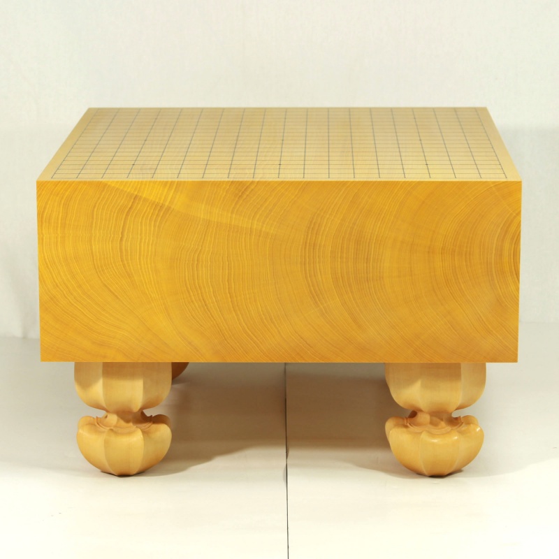 本榧脚付碁盤 5.5寸柾目 174201