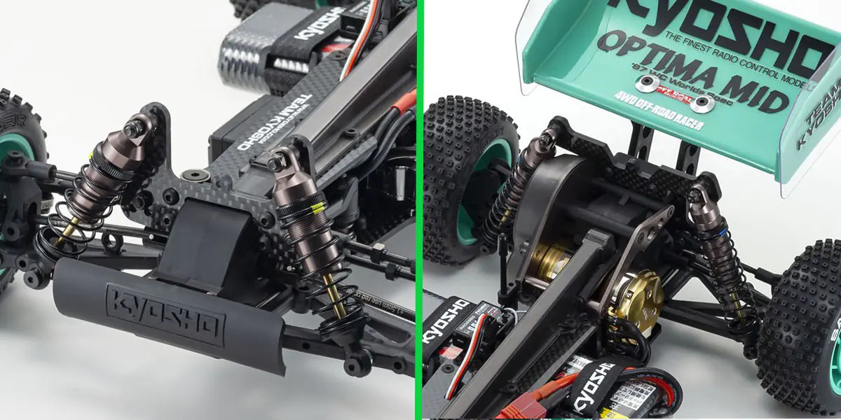 1/10 EP 4WD Racing Buggy OPTIMA MID '87 WC Worlds Spec 60th