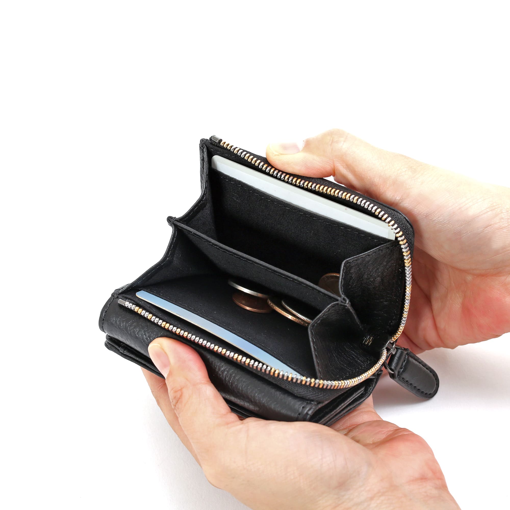 公式】レザークラフトカンパニー MINIMAL 三つ折り財布 メンズ