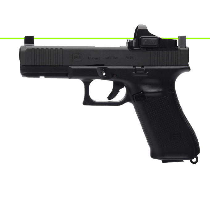 L.A.ホビーショップ / 蓄光ハイサイト 東京マルイ GBB G17 Gen5 MOS