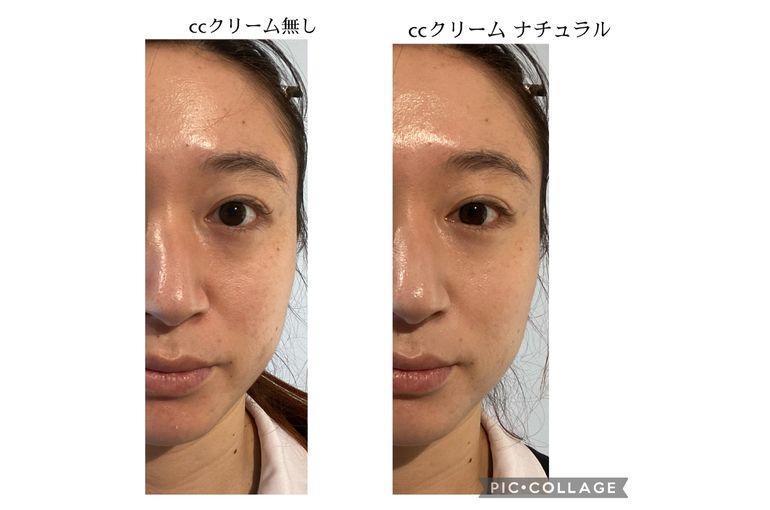 シェリースキンCCクリームの2つの色を塗ってみた☆大阪のリアボーテ正規店