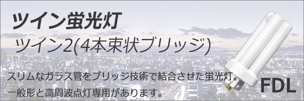 在庫限り品】FDL18EX-LF3 || ツイン蛍光灯 Panasonic ツイン2(4本束状