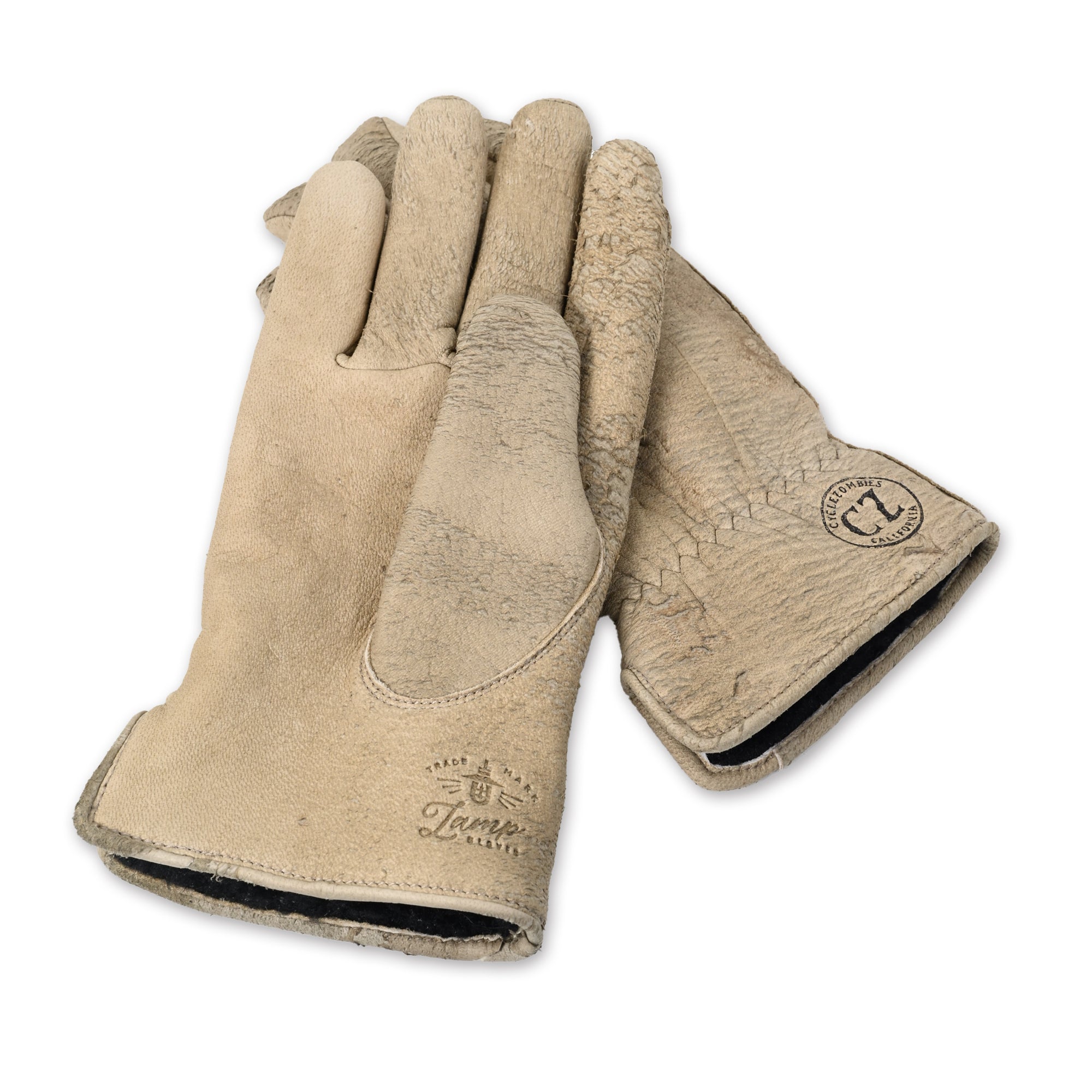 Lamp gloves × Cycle Zombies - Winter glove - Vintage Greige