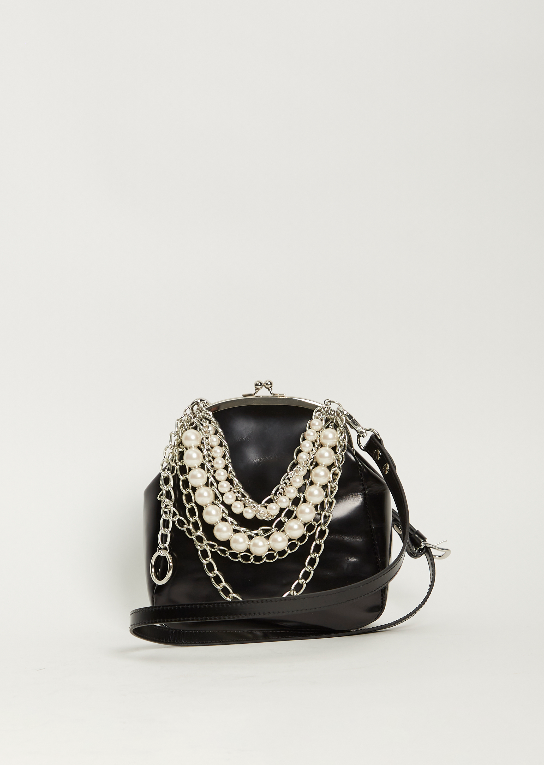 Pearl x Chain Clasp Bag – La Garçonne
