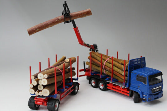 DOLL 原木車 材木運搬 ショート MAN TGS L 3軸 /CONRAD 1/50 建設機械