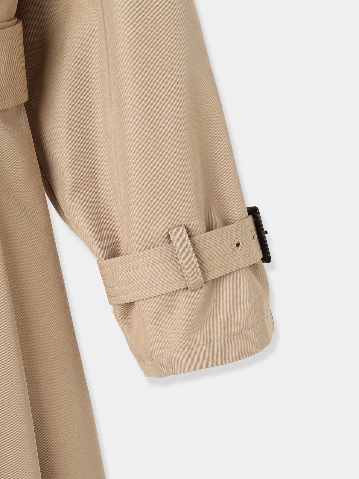 Belted Flare Trench coat – L'AUBE BLANC