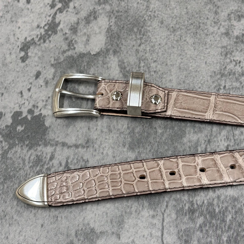 クロコダイル 30mmベルト 1813 - GREIGE/グレージュ – Le'sac