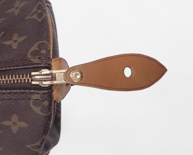 LV ミニボストンバッグ ファスナーのプルタブ（革製）交換修理