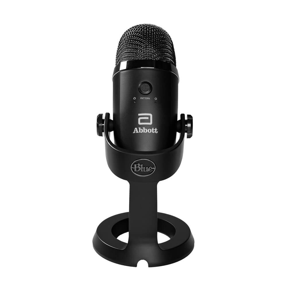 Custom BLUE YETI NANO USB CONDENSER MICROPHONE BLU-YETINANOBK Black