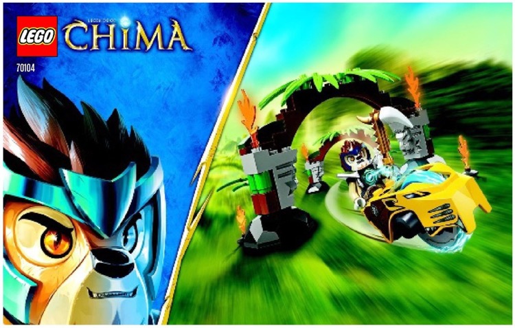 LEGO Instructions for set 70104 Jungle Gates, Legends of Chima