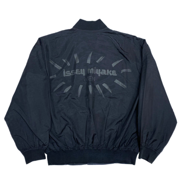 DESIGNERS) 1980'S ISSEY MIYAKE MEN LOGO PRINTED NYLON BUTTON